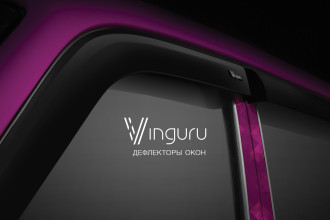 Дефлекторы окон Vinguru CHEVROLET Captiva 2006-2011, 2011-2013, 2013-2016/накладные/скотч/к-т 4 шт./материал акрил / Шевроле Каптива