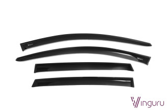 Дефлекторы окон Vinguru CHEVROLET Captiva 2006-2011, 2011-2013, 2013-2016/накладные/скотч/к-т 4 шт./материал акрил / Шевроле Каптива