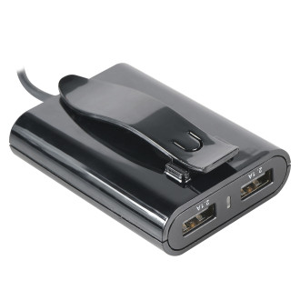 Зарядное устройство универсальное 4 USBx7.3A (2USB 1A+2.1A в прикуриватель + кабель 1.8 метра 2USBx2.1A для задних кресел) ACH-4U-16 AIRLINE