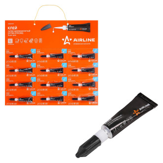 Клей супер цианакрилатный EXTRA STRONG, 1 шт., 3 гр. блистеры на подложке ADGC007 AIRLINE