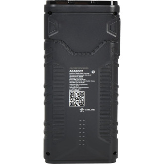 Аккумулятор пусковой (Booster) 16000мАч, 1000А, 14.8V, умные провода, пуск ДВС 5.0d, кейс AEAB007 AIRLINE
