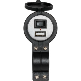 Розетка USB для мотоциклов с 1 портом (5В, 2.1А) (вкл/выкл) AEBJ206 AIRLINE