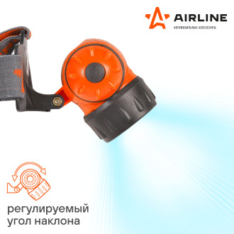 Фонарь налобный на батарейках LEDx19 AFL-19H-08 AIRLINE