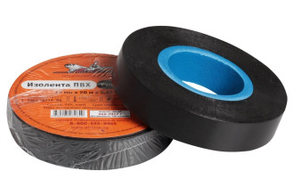 Изолента ПВХ, черная, 15 мм*20 м AIT-P-08 AIRLINE