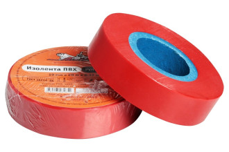 Изолента ПВХ, красная, 19 мм*20 м AIT-P-19 AIRLINE