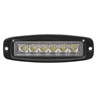 Фара светодиодная прямоугольная врезная 6LED, рассеянный свет, 18Вт, 185х60х35мм, 12/24В ALED007 AIRLINE