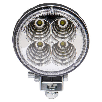 Фара светодиодная круглая 4LED, рассеянный свет, 12Вт, 83х83х51мм, 12/24В ALED002 AIRLINE