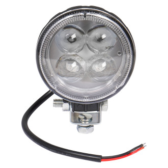 Фара светодиодная круглая 4LED, направленный свет, 12Вт, 83х83х51мм, 12/24В ALED003 AIRLINE