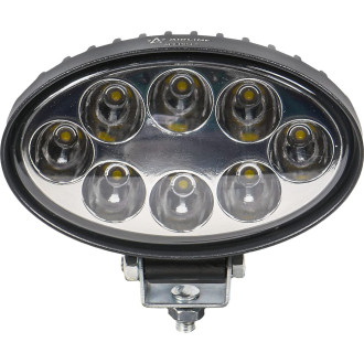 Фара светодиодная овальная 8LED, направленный свет, 24Вт, 140х86х55мм, 12/24В ALED012 AIRLINE