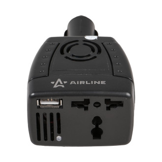 Инвертор автомобильный 12В-220В, 150 Вт API-150-01 AIRLINE