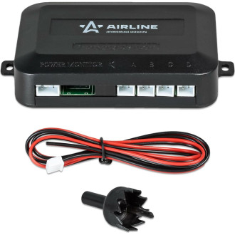 Парктроник на 4 датчика (черные), беспроводной LED дисплей APS-WL-04 AIRLINE