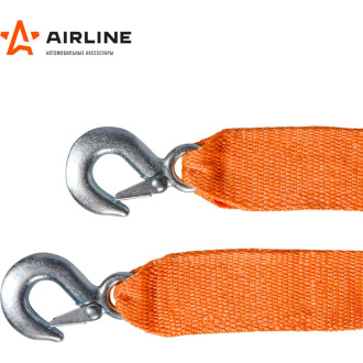 Трос буксировочный лента 2,5 т, 4 м, 2 крюка ATR-S-2.5 AIRLINE