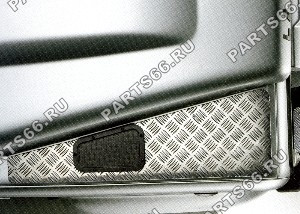 Накладки на крылья  Land Rover Defender из рифленого алюминия, без покрытия (пара).