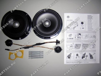 Speaker kit, Upgrade, door front, Touran rear