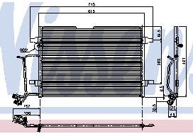 AUDI A4 КОНДЕНСАТОР КОНДИЦ (NISSENS) (NRF) (GERI) (см.каталог)