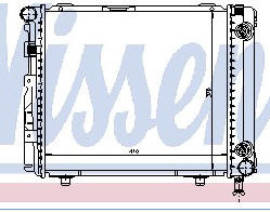 W124 РАДИАТОР ОХЛАЖДЕН (NISSENS) (AVA) (см.каталог)