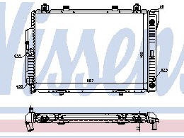 W140 РАДИАТОР ОХЛАЖДЕН (см.каталог)