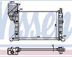 SPRINTER РАДИАТОР ОХЛАЖДЕН (NISSENS) (NRF) (GERI) (см.каталог)