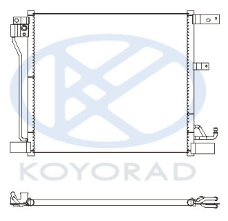 JUKE КОНДЕНСАТОР КОНДИЦ (KOYO)