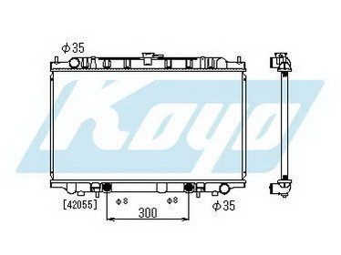 MAXIMA QX РАДИАТОР ОХЛАЖДЕН AT 2 3 (KOYO)