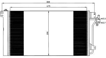 TRANSPORTER КОНДЕНСАТОР КОНДИЦ (NISSENS) (NRF) (см.каталог)