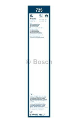 Комплект стеклоочистителей Bosch Twin 725