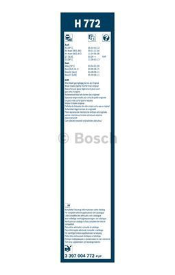 Щетка стеклоочистителя Bosch Rear H 772