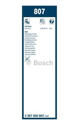 Комплект стеклоочистителей Bosch Twin 807