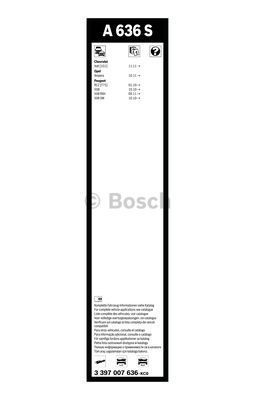 Комплект стеклоочистителей Bosch Aerotwin A 636 S