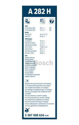 Щетка стеклоочистителя Bosch Aerotwin Rear A 282 H