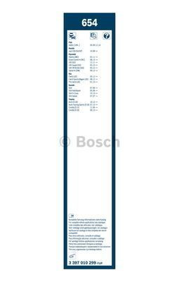 Комплект стеклоочистителей Bosch Twin 654