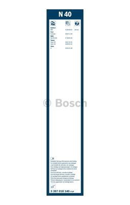 Щетка стеклоочистителя Bosch Twin N40