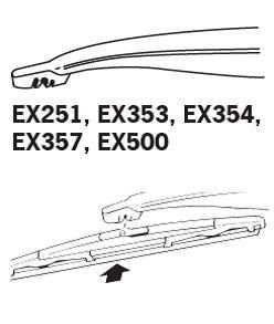 Щетка стеклоочистителя Trico ExactFit EX353