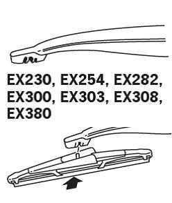 Щетка стеклоочистителя Trico ExactFit EX380