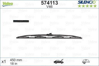 Щетка стеклоочистителя Valeo Silencio cardboard V46