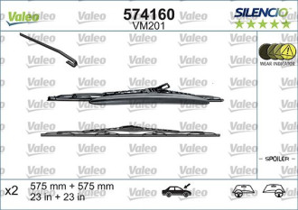 Комплект стеклоочистителей Valeo Silencio Performance KIT x2 VM201