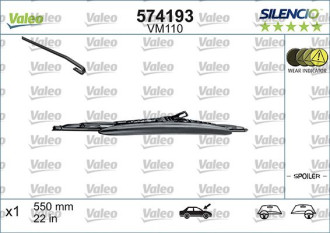 Щетка стеклоочистителя Valeo Silencio Performance spoiler VM110