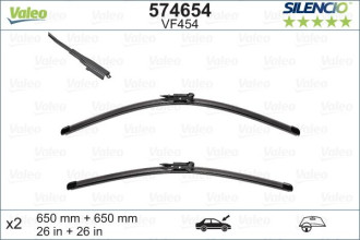 Комплект стеклоочистителей Valeo Silencio X-TRM OE VM454