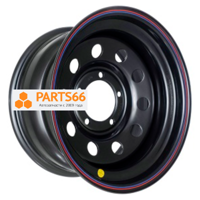 8x16/5x139,7 ET-25 D110 УАЗ (треуг.) Черный