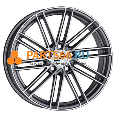 9,5x21/5x130 ET46 D71,6 Leipzig Gunmetal Mirror Face