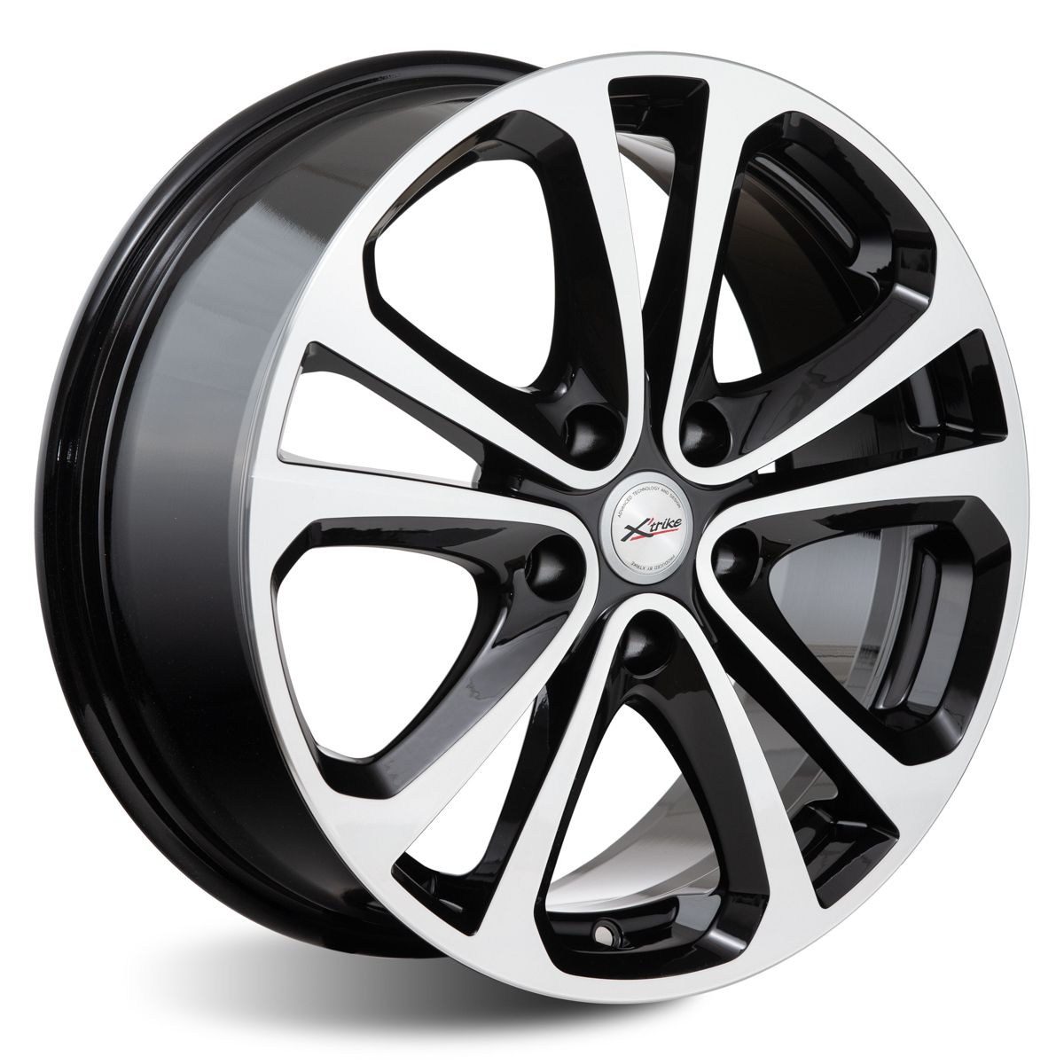 X'trike  X-113М  7,0\R17 5*114,3 ET37  d66,6  BK/FP  [77633]  Haval Jolion
