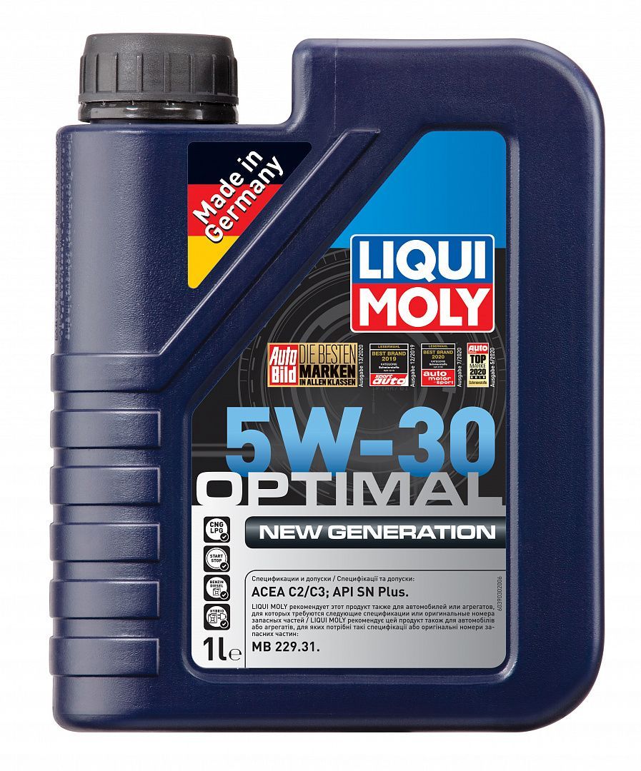 НС-синтетическое моторное масло LIQUI MOLY Optimal New Generation 5W-30 |  Автомобильные масла | Автомобильные масла и смазки | Автогаражное  оборудование | Товары для авто и СТО | Parts66.ru