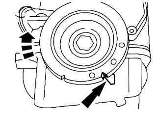 Расположение патрубка жидкостного насоса на двигателе V6