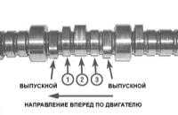  Снятие, проверка состояния и установка распределительных валов Honda Accord