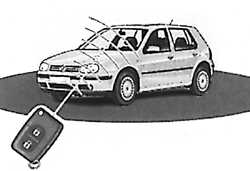  Дистанционное радиоуправление замками Volkswagen Golf IV