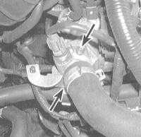  Проверка исправности функционирования и замена термостата Honda Accord