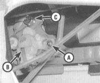  Снятие и установка защелки и наружной ручки/цилиндра замка двери Honda Accord