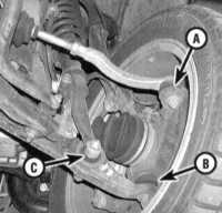  Осмотр компонентов подвески и рулевого привода, проверка состояния защитных чехлов приводных валов Honda Civic