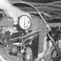  Проверка исправности функционирования топливного насоса/давления топлива Honda Civic