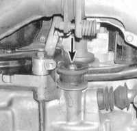  Снятие и установка тяги привода переключения передач Honda Civic